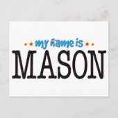 Carte Postale Nom Mason (Devant)