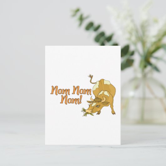 Carte Postale Nom Nom Vache (Debout devant)