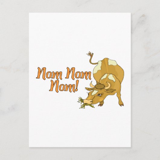 Carte Postale Nom Nom Vache (Devant)