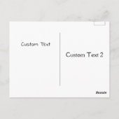 Carte Postale *Nom personnalisé du destinataire du message* reme (Dos)