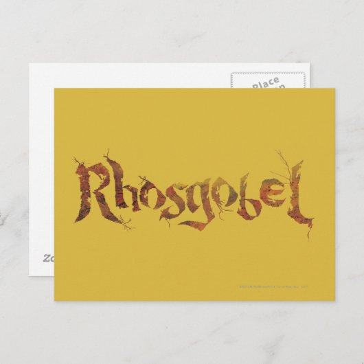 Carte Postale Nom Rhosgobel (Devant / Derrière)