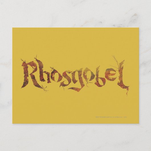 Carte Postale Nom Rhosgobel (Devant)