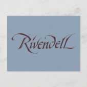 Carte Postale Nom Rivendell Solide (Devant)