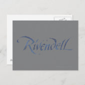 Carte Postale Nom Rivendell Texté (Devant / Derrière)