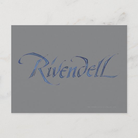 Carte Postale Nom Rivendell Texté (Devant)