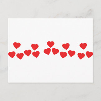 Carte Postale nombre de coeurs en ligne icône