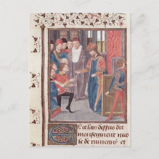 Carte Postale Nomination de deux chevaliers (Devant)