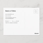 Carte Postale Nomination d'un Otolaryngologue de l'Oreille simpl (Dos)