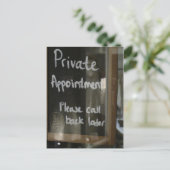 Carte Postale nomination privée (Debout devant)