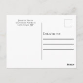 Carte Postale Noms de Dieu Brown blanc (Dos)