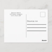 Carte Postale Noms de Dieu Brun Blanc (Dos)