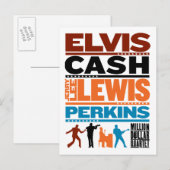 Carte Postale Noms de quatuor de millions de dollars (Devant / Derrière)