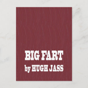 Carte Postale NOMS DU LIVRE FUNNY : Prononcez les DONS À FAIBLE 