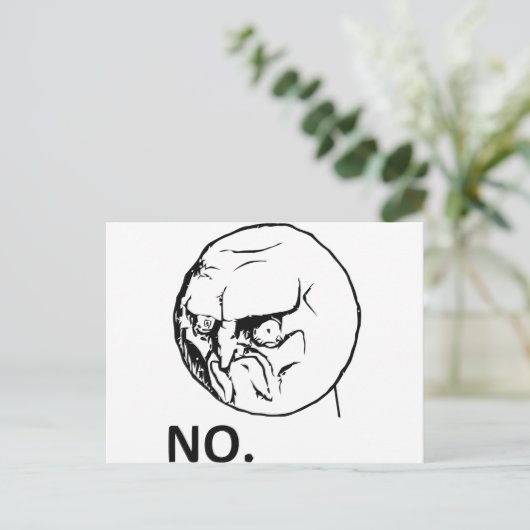 CARTE POSTALE NON ! (Debout devant)