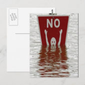 Carte Postale Non! (Devant / Derrière)