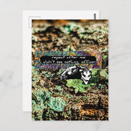 Carte Postale Non conforme (Devant / Derrière)