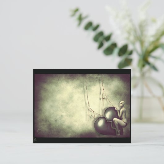 Carte Postale 'non demandé' (Debout devant)