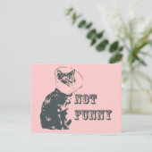 Carte Postale Non drôle (Debout devant)