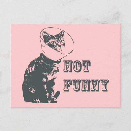 Carte Postale Non drôle (Devant)