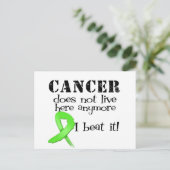 Carte Postale Non Hodgkins Lymphoma Ne Vit Plus Ici (Debout devant)