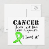 Carte Postale Non Hodgkins Lymphoma Ne Vit Plus Ici (Devant / Derrière)