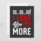 Carte Postale Non Je T'Aime Plus Relation Couple Amour (Devant / Derrière)