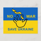 Carte Postale Non, save Ukraine (Devant)