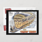 Carte postale NON Vote sans Trump (Devant / Derrière)