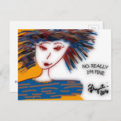 Carte postale - Non, Vraiment je vais bien - (Devant / Derrière)