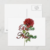 Carte Postale Nonna (Belle grand-mère italienne) (Devant / Derrière)