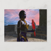 CARTE POSTALE NORA CYBER WARRIOR (Devant)