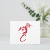 Carte Postale Norbert le Dragon Rouge (Debout devant)