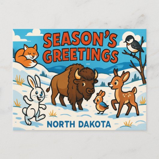 Carte postale NORD DAKOTA (Devant)
