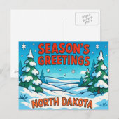 Carte postale NORD DAKOTA (Devant / Derrière)