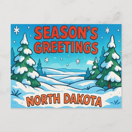 Carte postale NORD DAKOTA (Devant)