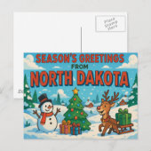 Carte postale NORD DAKOTA (Devant / Derrière)
