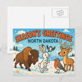 Carte postale NORD DAKOTA (Devant / Derrière)