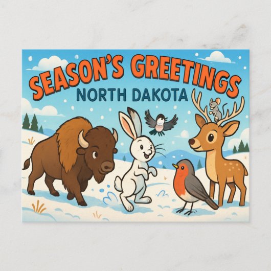 Carte postale NORD DAKOTA (Devant)