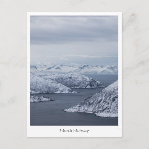 Carte Postale Nord de la Norvège Paysage arctique