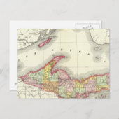 Carte Postale Nord du Michigan (Devant / Derrière)