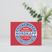 Carte postale NORDKAPP Norvège (Debout devant)