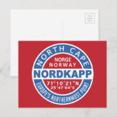 Carte postale NORDKAPP Norvège (Devant / Derrière)