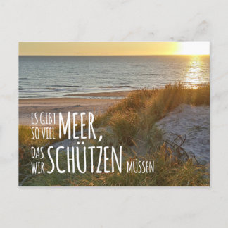 Carte Postale Nordsee „Es gibt so viel Meer …“ 