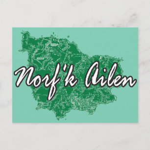 Carte Postale Norf'k Ailen