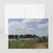 Carte postale Norfolk Broads (Devant / Derrière)