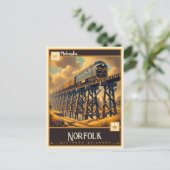 Carte Postale Norfolk, Nebraska | Vintage (Debout devant)