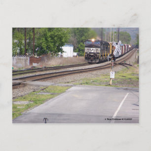 Carte Postale Norfolk Southern C-40-9W #9265 à Macungie Pa.