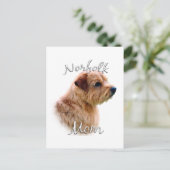 Carte Postale Norfolk Terrier Maman 2 (Debout devant)