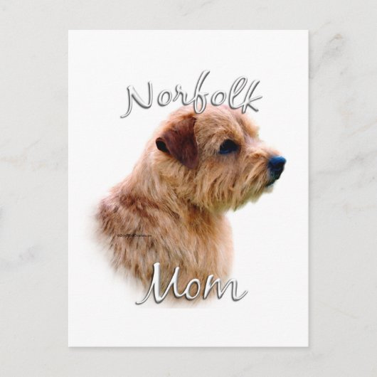 Carte Postale Norfolk Terrier Maman 2 (Devant)