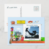 Carte Postale Norfolk, VA ! Sirènes en tournée (Devant / Derrière)